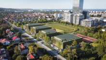 wizualizacja Centrum Sportowego UG